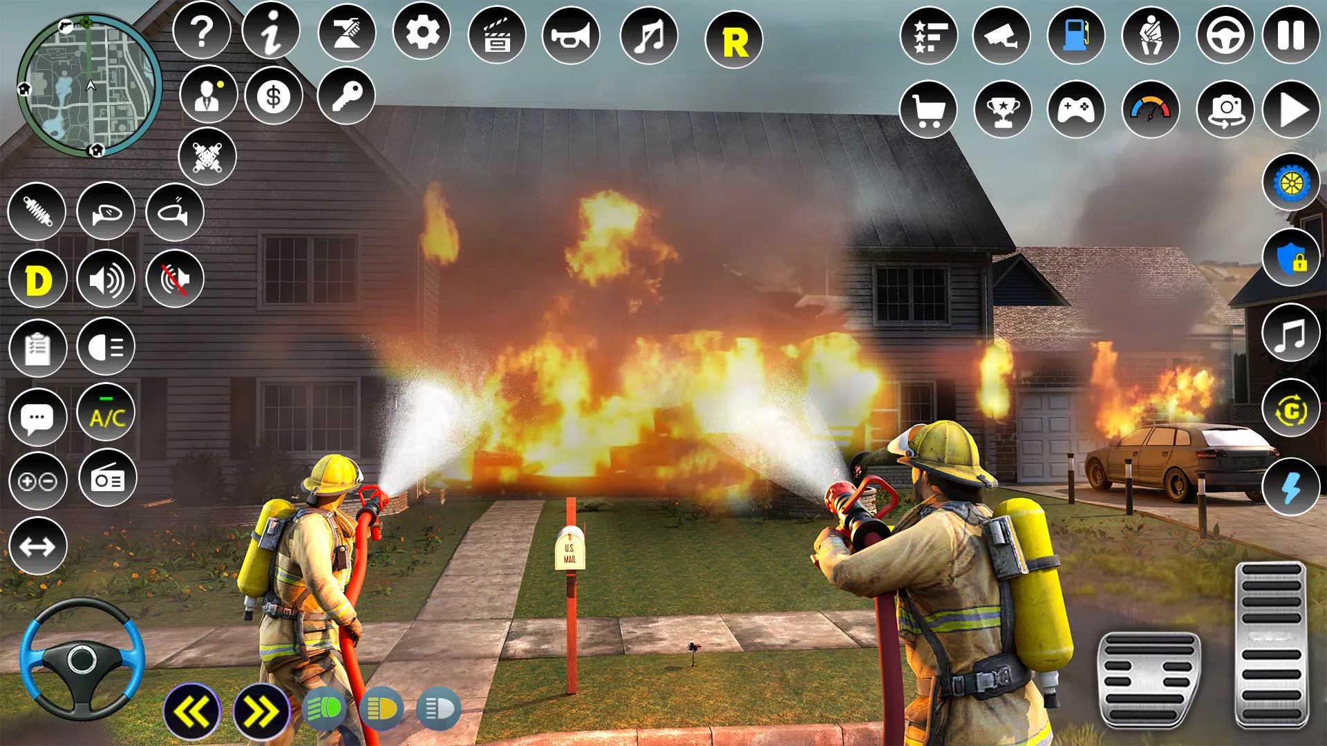 Firefighter :Fire Brigade Game Captura de pantalla 0