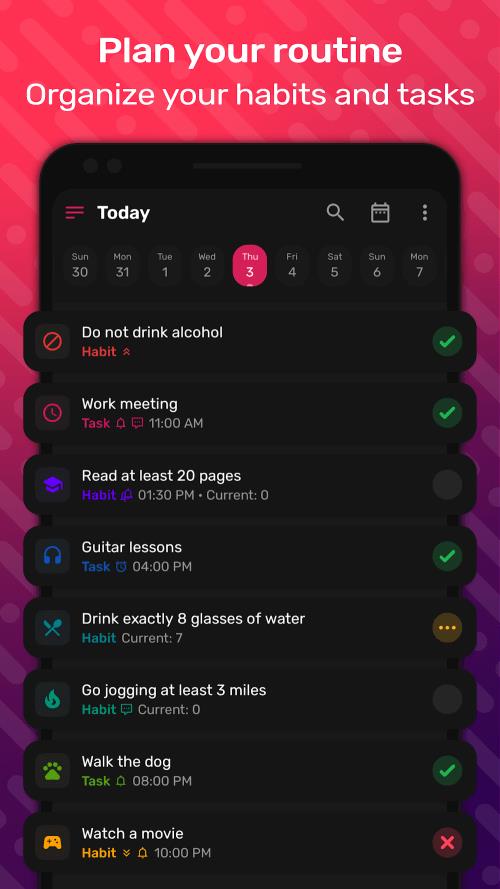 HabitNow Daily Routine Planner স্ক্রিনশট 0