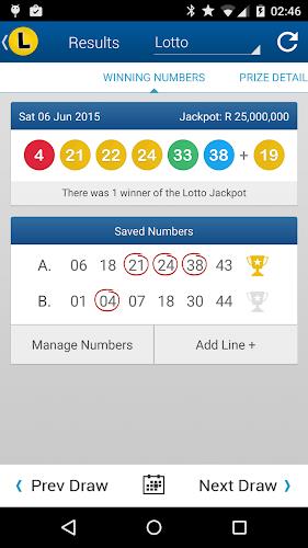 SA Lotto & Powerball Results スクリーンショット 1