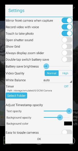 Schermata Timestamp Camera Pro 2