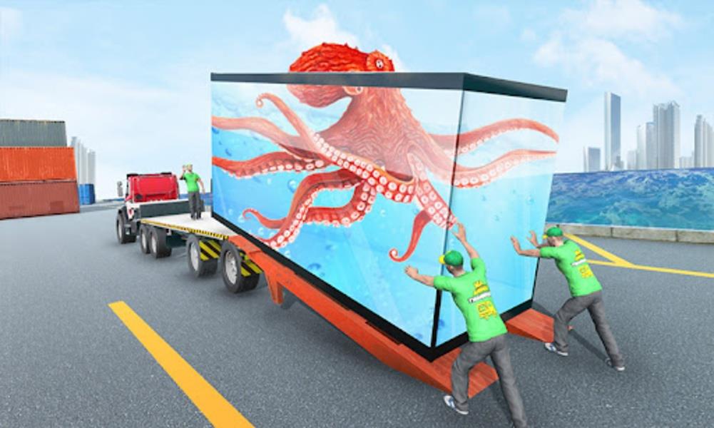 Sea Animal Transporter 2018: Truck Simulator Game Screenshot 2