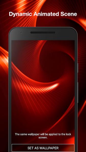 Red Live Wallpaper Captura de pantalla 1