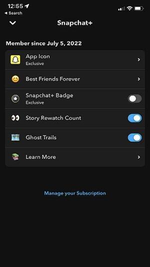 Snapchat Plus Mod ဖန်သားပြင်ဓာတ်ပုံ 0