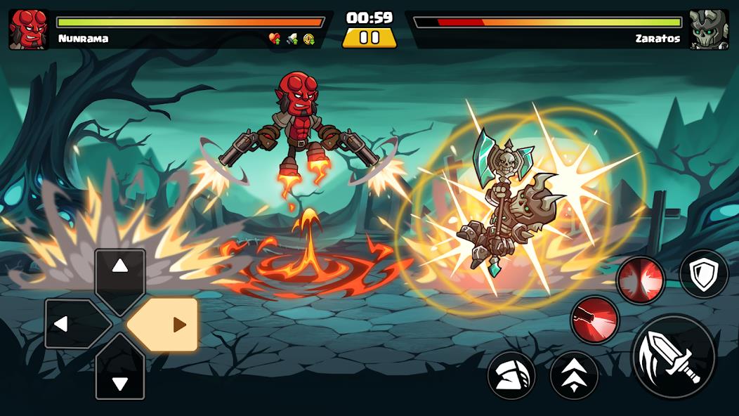 Brawl Fighter - Super Warriors Mod应用截图第2张