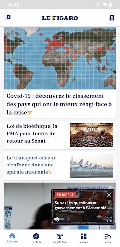 Le Figaro.fr: Actu en direct Скриншот 0