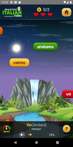 Learn Italian Verbs Game Screenshot 0