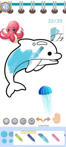 Baby Shark Coloring Book應用截圖第2張