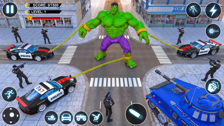 Incredible Monster Hero Games 스크린샷 2