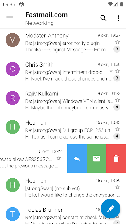 Sugar Mail email app應用截圖第2張