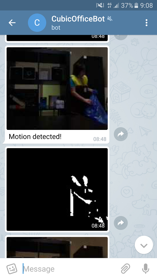 Telephoto - CCTV via Telegram ภาพหน้าจอ 1