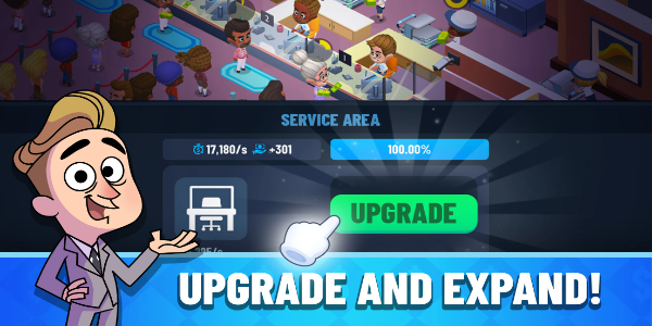 Idle Bank Tycoon: Money Empire Captura de pantalla 0