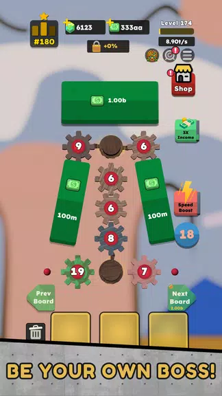 Schermata Idle Gear Factory Tycoon 2