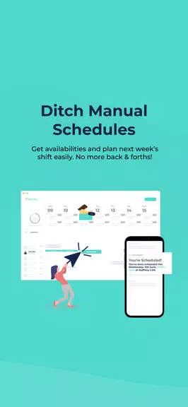 StaffAny Clock-In & Scheduling Tangkapan skrin 0