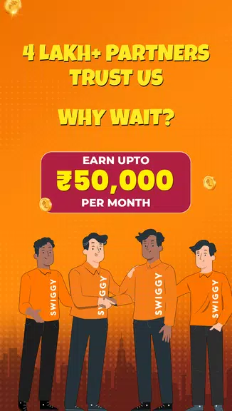 Swiggy Delivery Partner App Capture d'écran 1