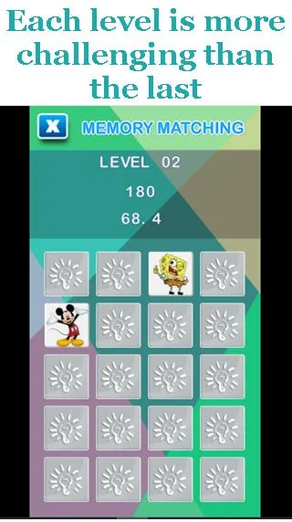 Memory Matching Fun Zrzut ekranu 1