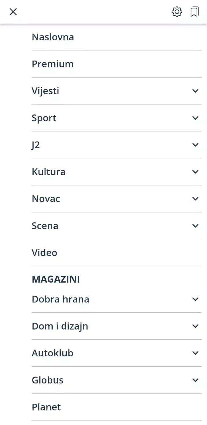 Jutarnji list Schermafbeelding 2