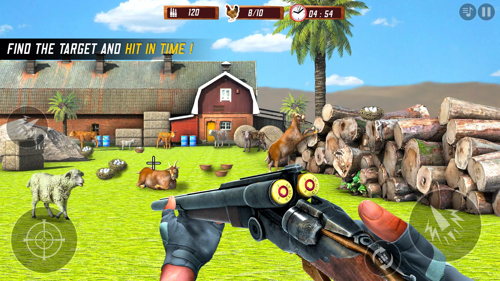 Chicken Shooting 3D Hunt Games Captura de tela 2