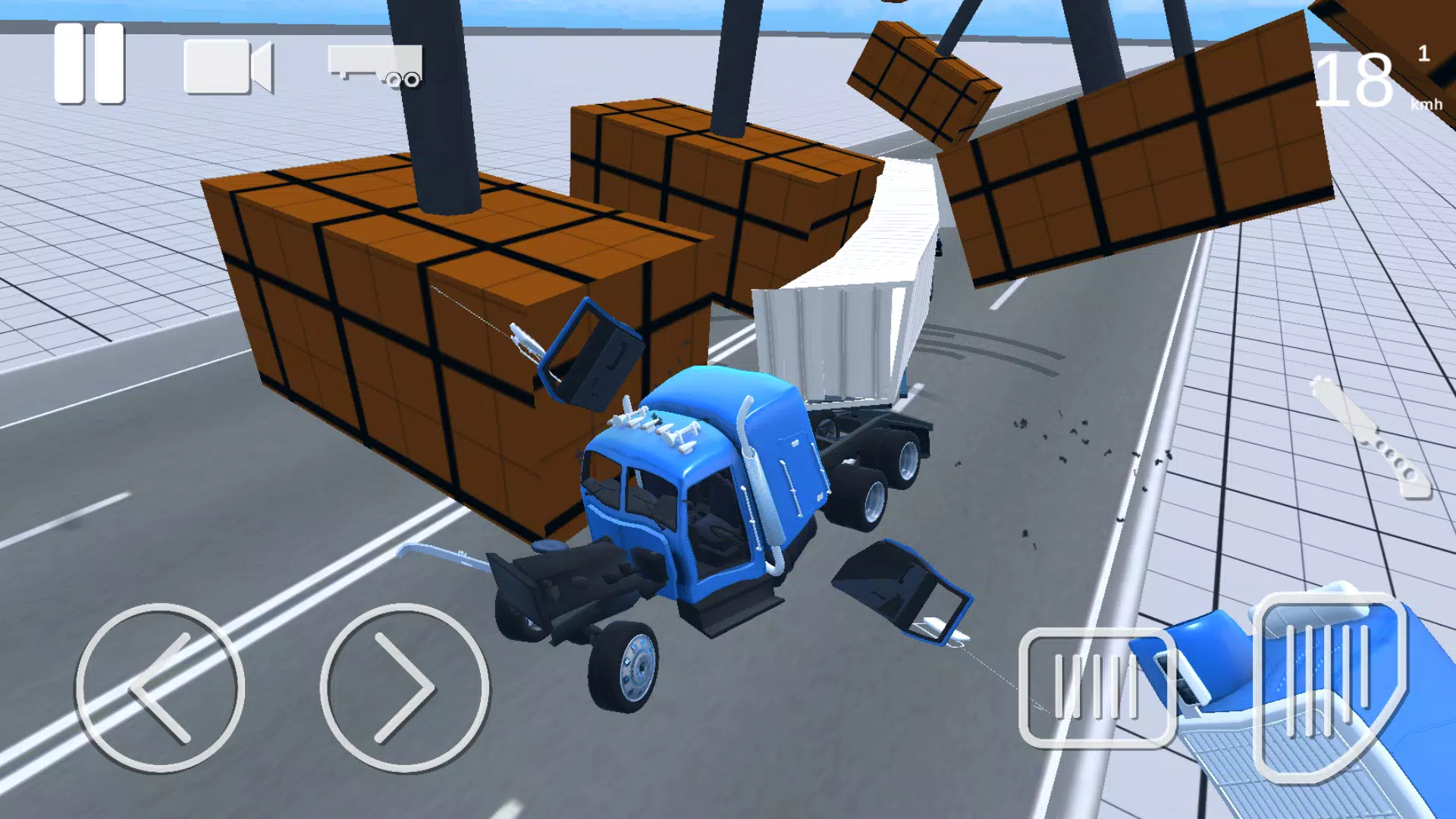 Truck Crash Simulator Accident Screenshot 2