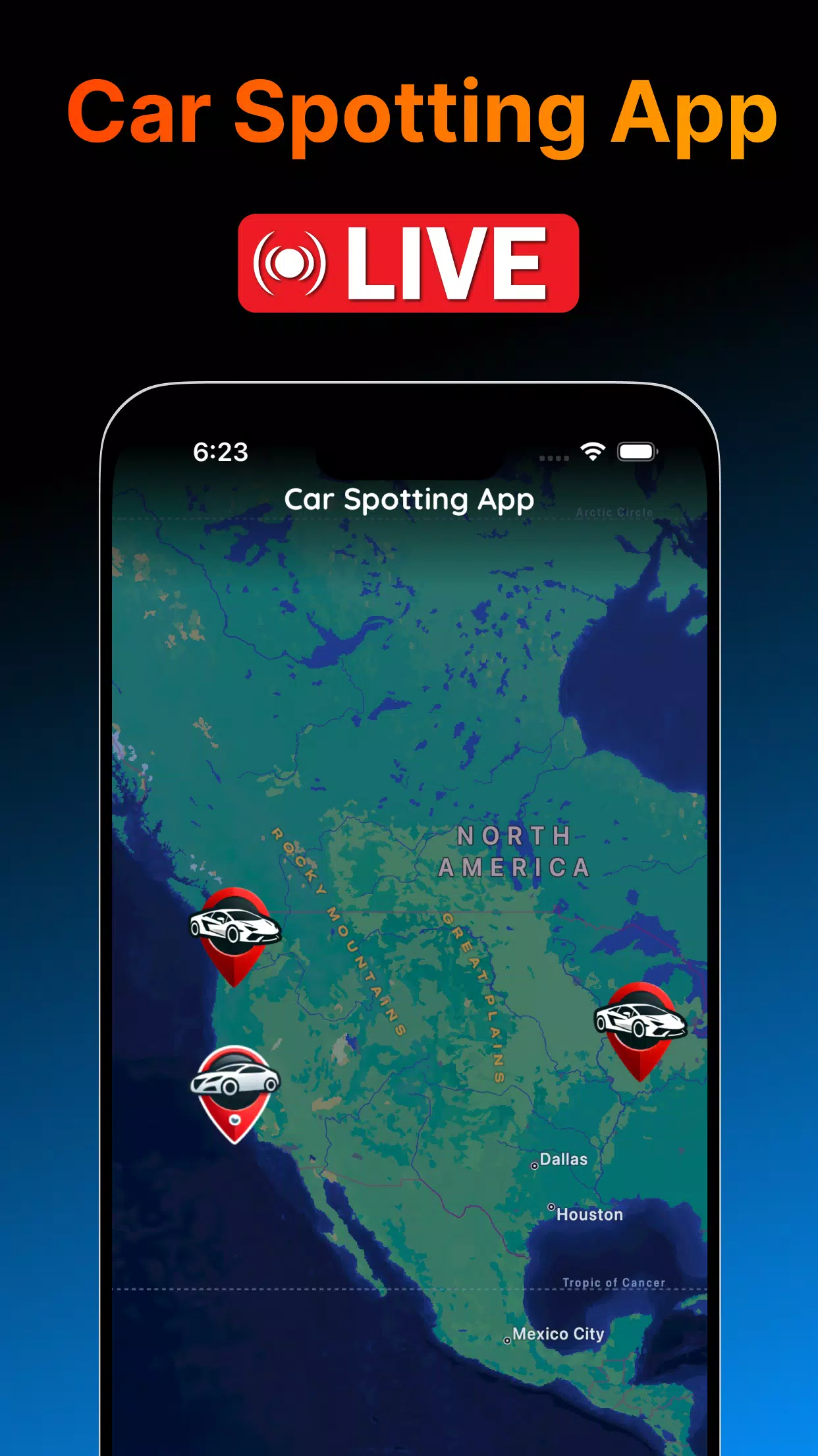 Car Spotting App Captura de pantalla 0