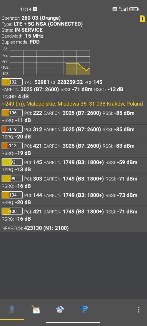 Netmonitor: 5G, Cell & WiFi Tangkapan skrin 0