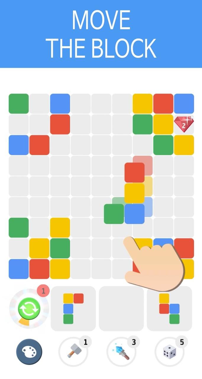 Mapdoku : Match Color Blocks Скриншот 3