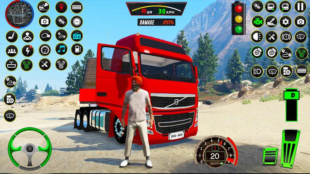 Real Cargo Truck Driving Games Zrzut ekranu 0