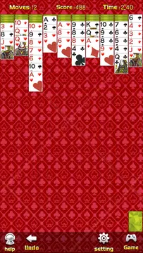 Spider Solitaire 2016 Schermafbeelding 2