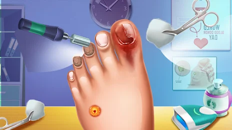 Foot Doctor ASMR Offline Games スクリーンショット 3