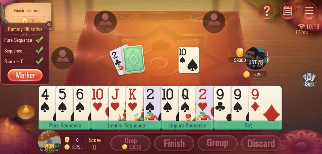 Rummy Plus - Online Indian Rummy Screenshot 0