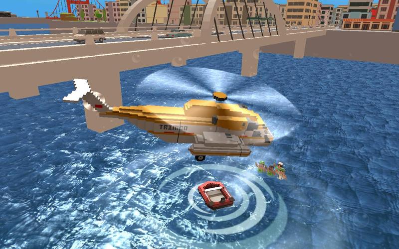 Helicopter Rescue Simulator Tangkapan skrin 0