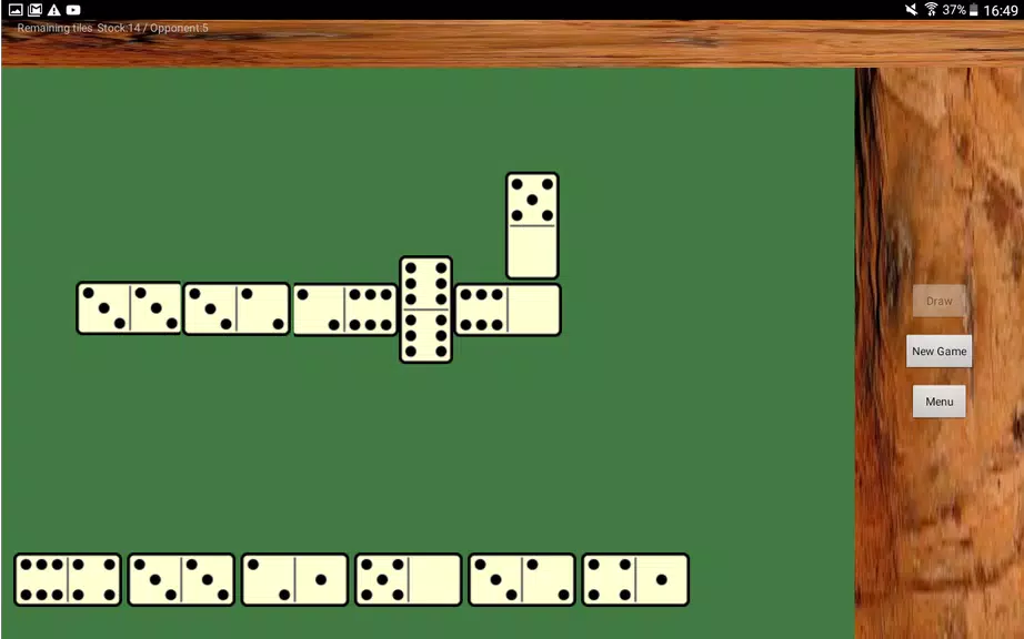 Classic Dominoes Game Captura de pantalla 1