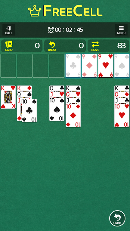 FreeCell - Classic Card Game Tangkapan skrin 2
