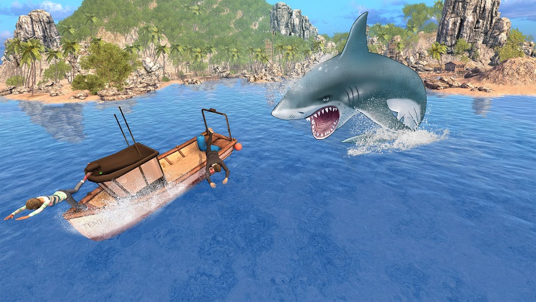 Angry Shark Games: Game 2024 Mod Captura de pantalla 2