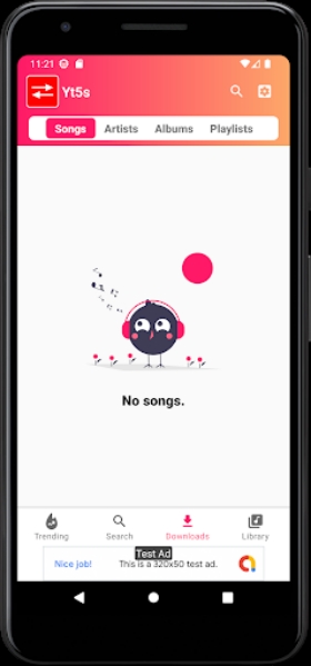 Yt5s.io Music Downloader Ảnh chụp màn hình 2
