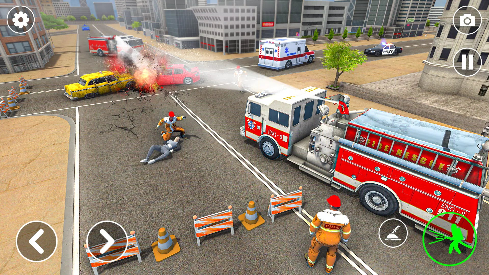 Schermata Fire Truck Rescue: Truck Games 1