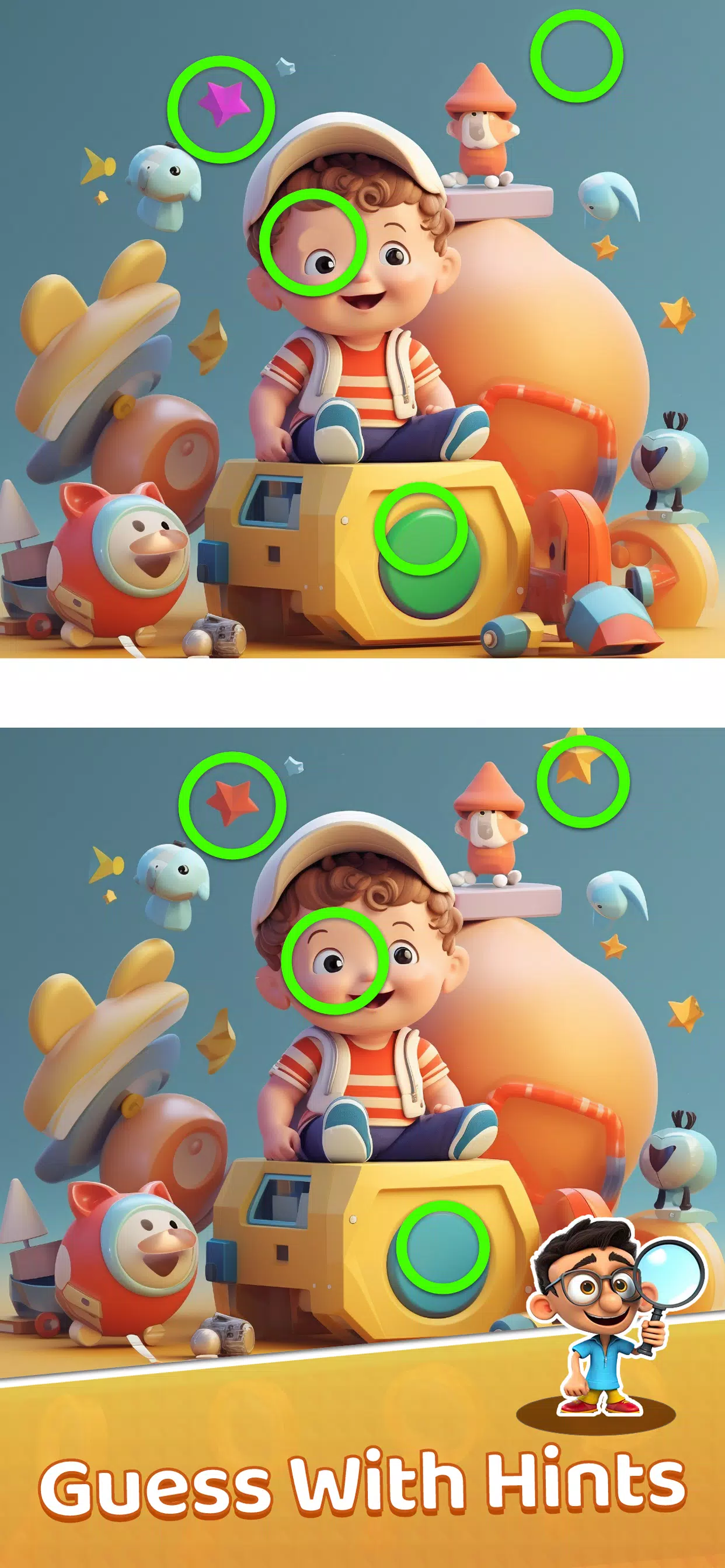 Spot the Difference Games Captura de tela 1