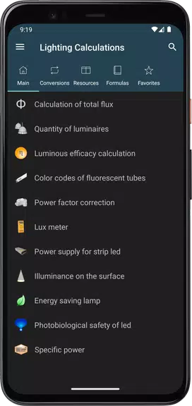 Lighting Calculations ภาพหน้าจอ 0