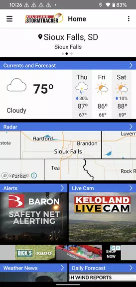 KELO Weather – South Dakota Ekran Görüntüsü 1