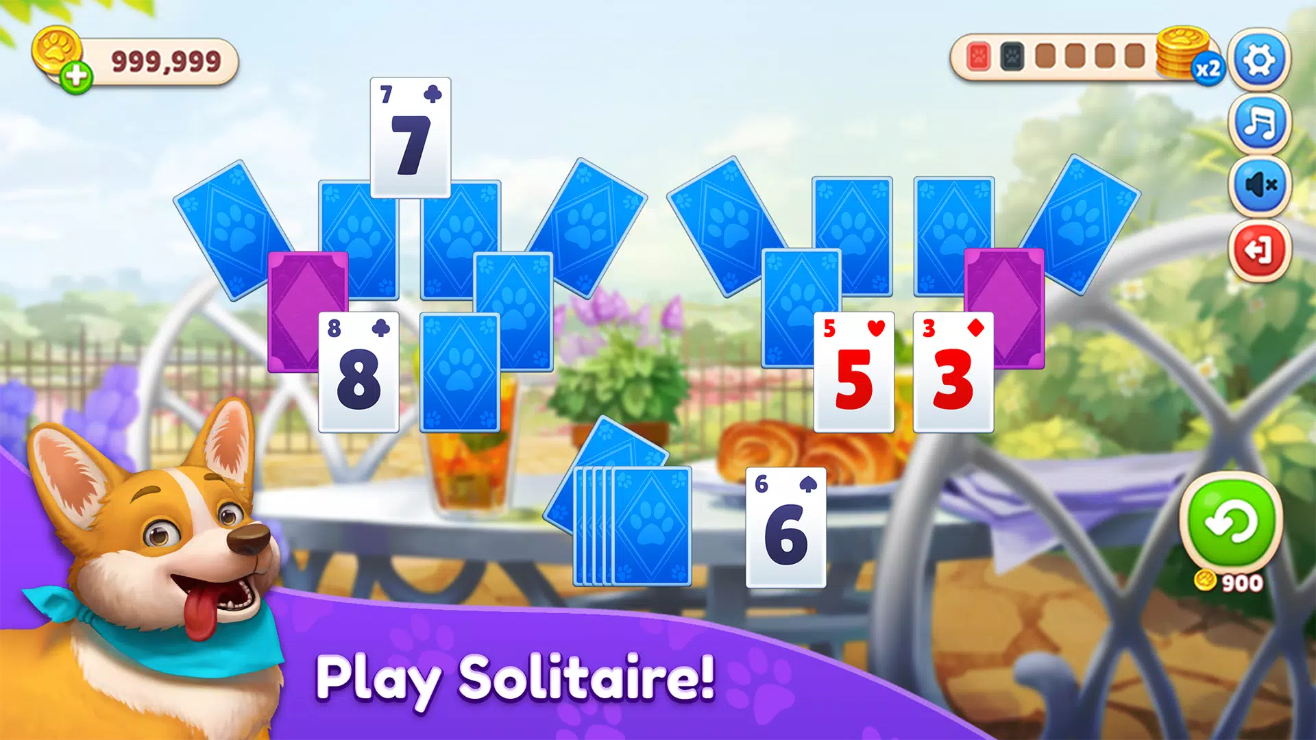 Piper's Pet Cafe - Solitaire স্ক্রিনশট 1