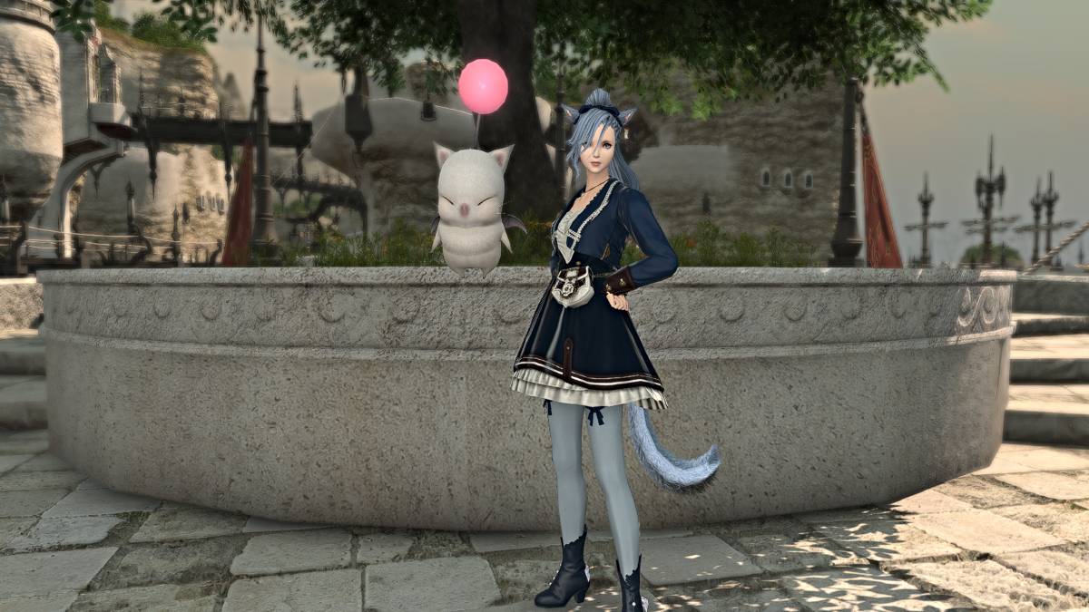 Interant Moogle NPC w Final Fantasy XIV