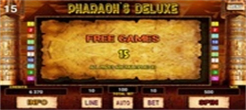 Pharaoh`s Deluxe Slot Capture d'écran 0