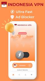 Indonesia VPN - Private Proxy ภาพหน้าจอ 1