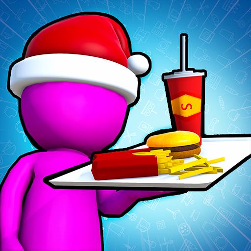 Idle Burger Shop: Cafe Tycoon Mod Ekran Görüntüsü 0