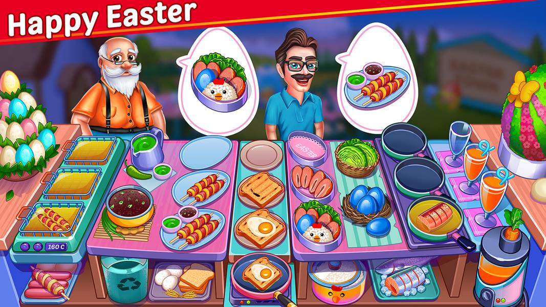 Christmas Food Shop - Cooking Restaurant Chef Game Tangkapan skrin 1