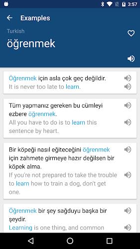 Turkish English Dictionary İng Capture d'écran 1