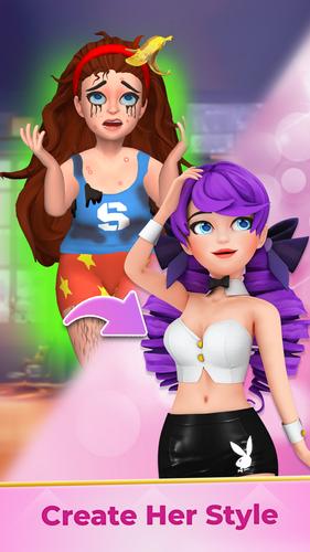Schermata Makeover Pin: Makeup & Fashion 1