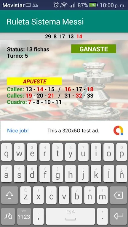 Roulette Messi System スクリーンショット 0