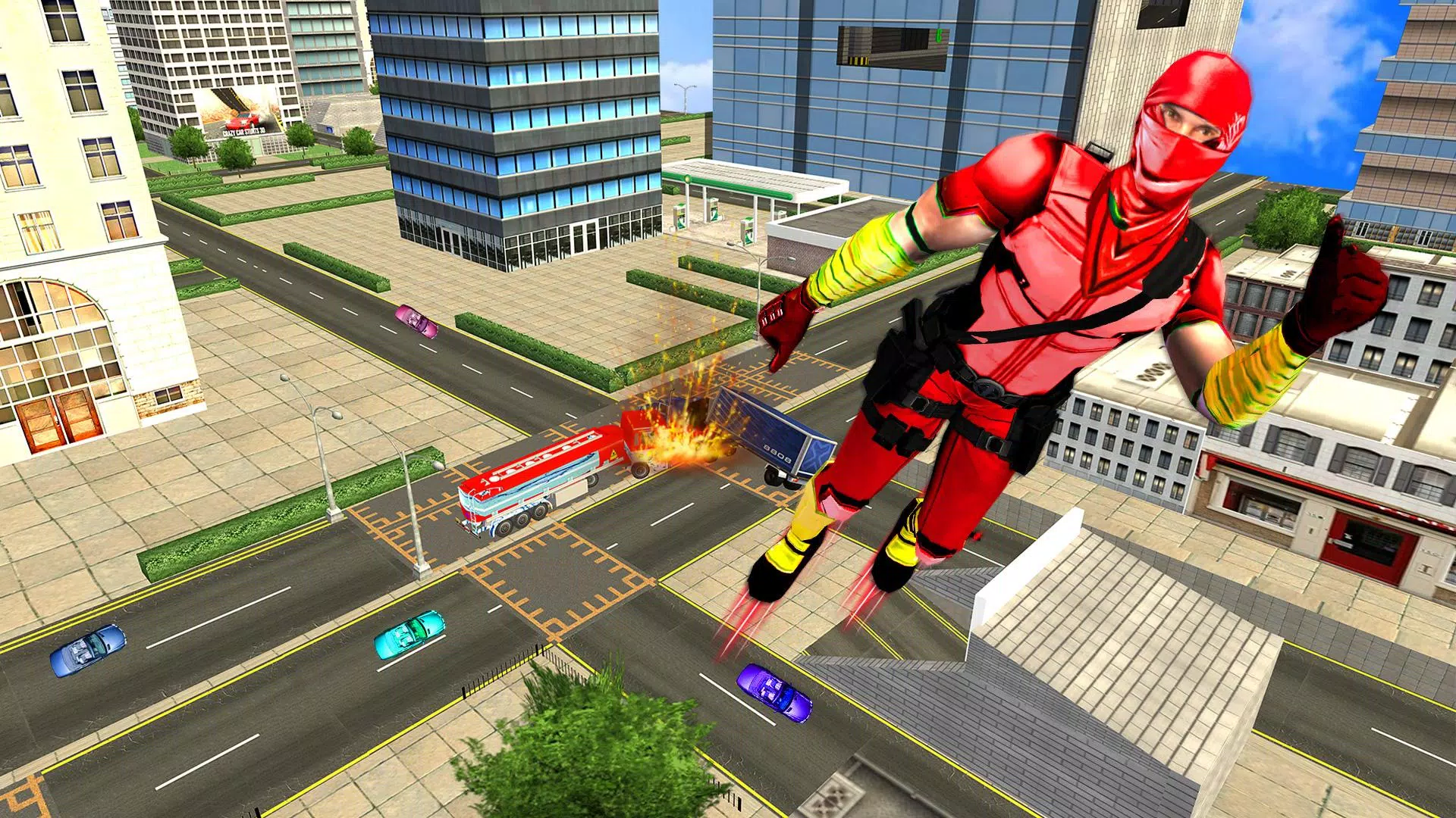 Flying Ninja Hero Crime Chase應用截圖第0張