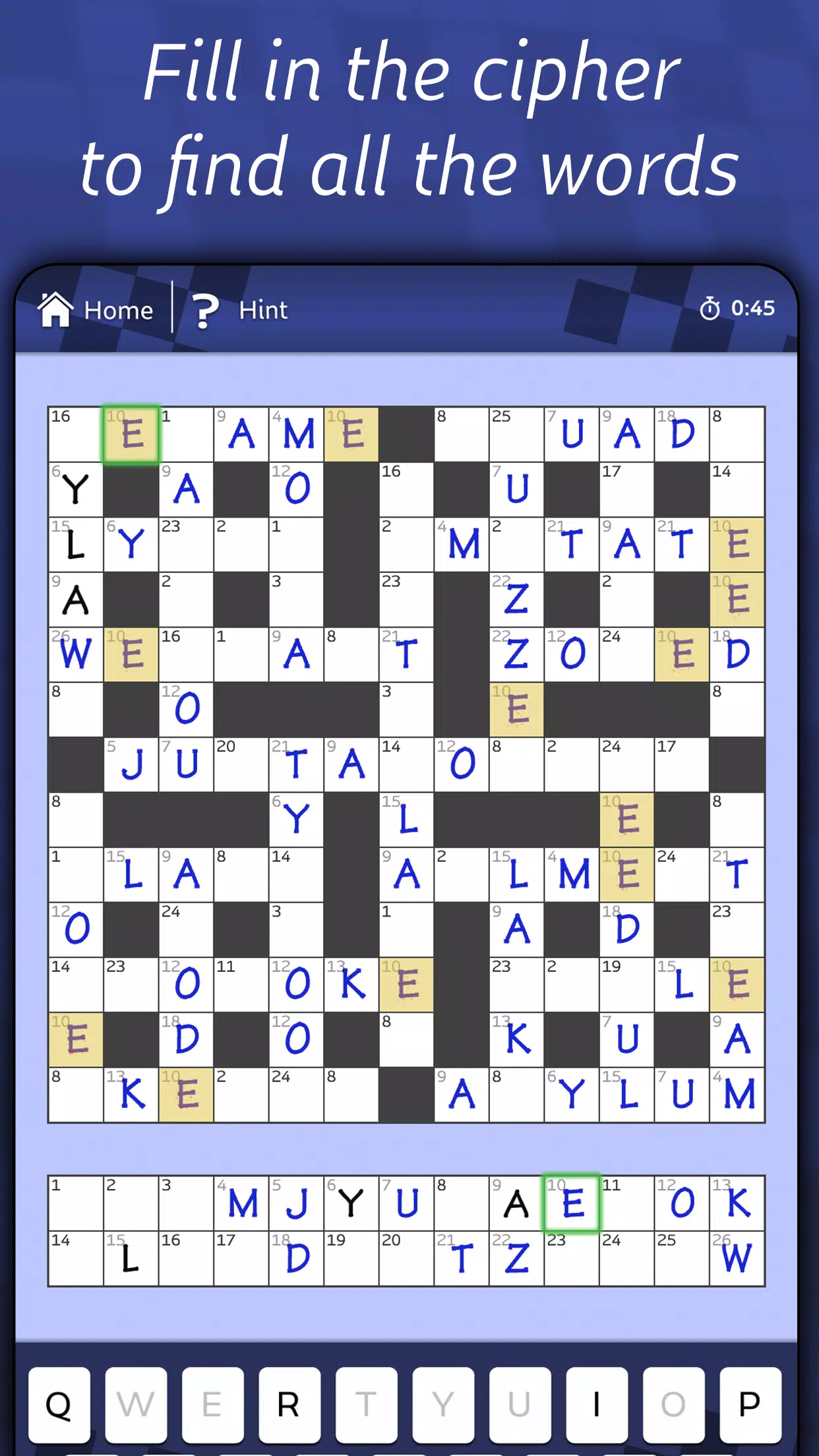 Astraware CodeWords ภาพหน้าจอ 0