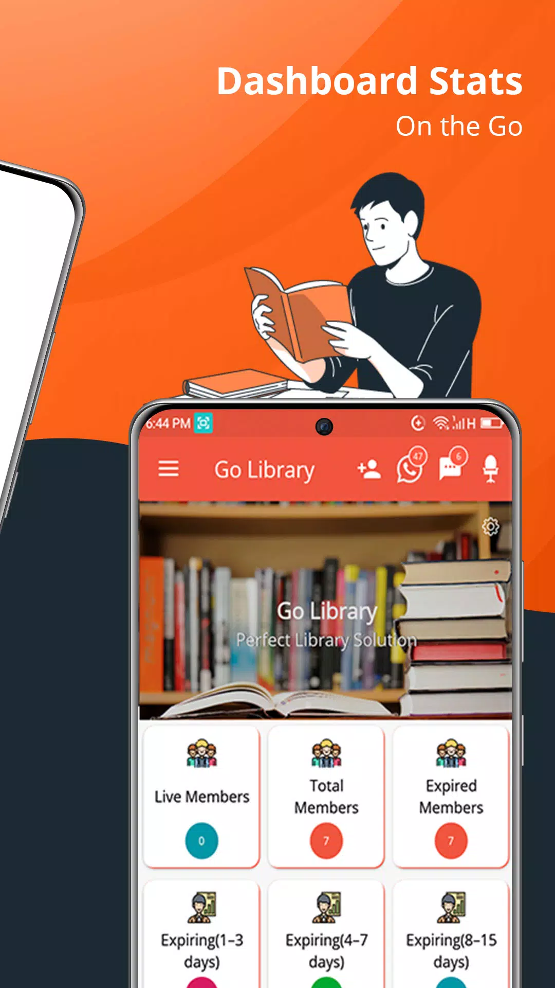 GoLibrary Library Manager App Capture d'écran 1